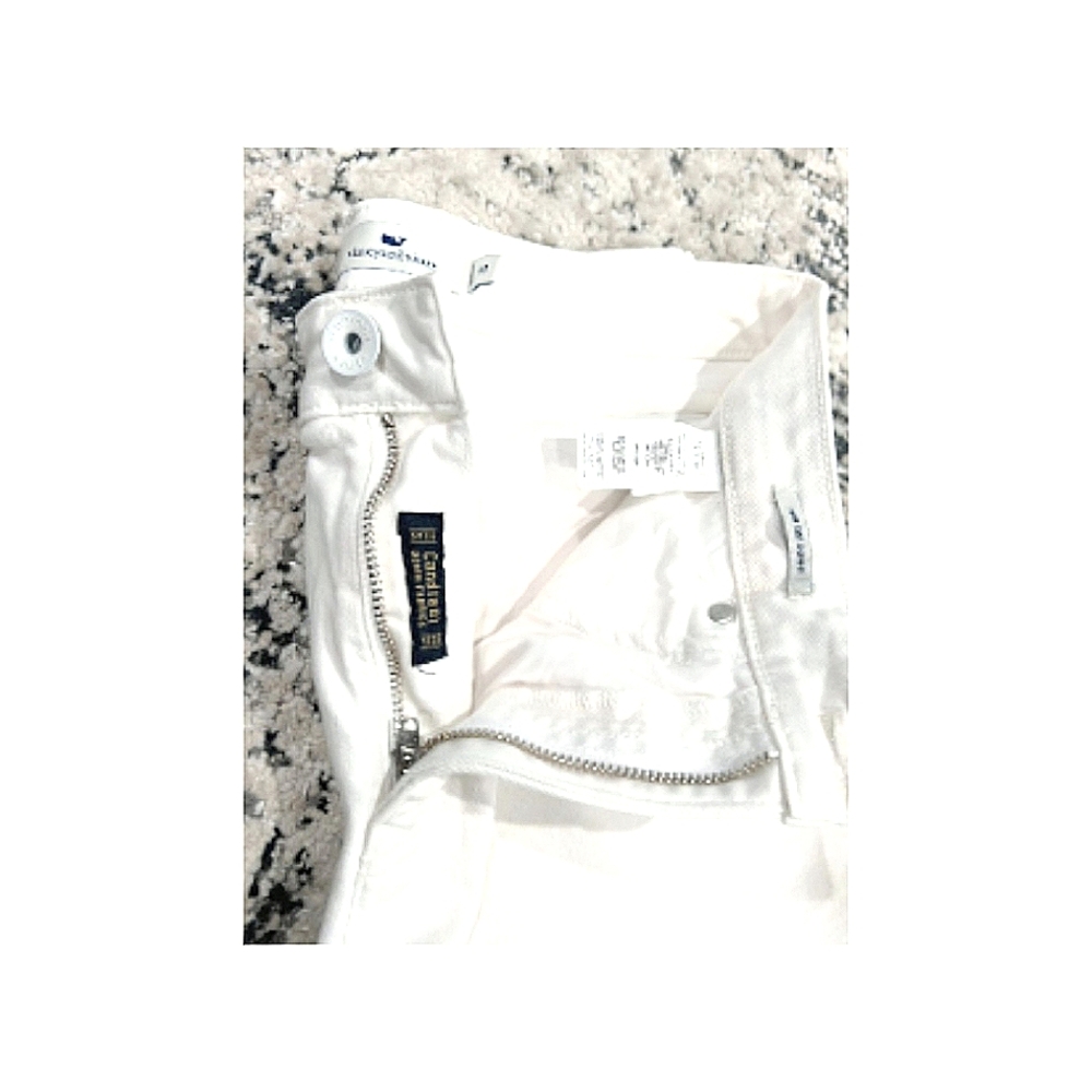 Vineyard Vines White Skinny Jeans "Jaime" Size 30 - Picture 3 of 4
